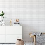 Papel de Parede Pastilhas Brancas