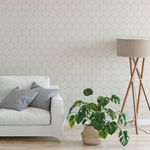 Papel de Parede Padrão Hexagonal