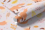 Papel de Parede Infantil Raposinhas