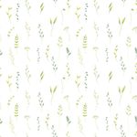 Papel de Parede Folhagens Aquarela