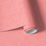 Papel de Parede Argolas Em Tons de Rosa