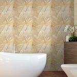 Papel de Parede Folhas Douradas