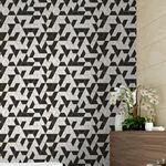 Papel de Parede Formas Geométricas com Mármore