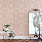 Papel de Parede Triângulos Rose Gold