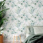 Papel de Parede Folhas Verdes Delicadas