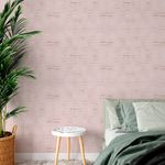 Papel de Parede Rose Gold com Linhas Cruzadas