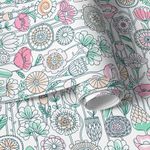 Papel de Parede Floral Delicado