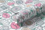 Papel de Parede Floral Delicado