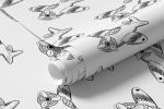 Papel de Parede Infantil Aviões