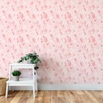 Papel de Parede Losangos Rosa Claro