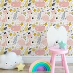 Papel de Parede Infantil Raposinhas Baby
