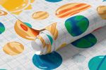Papel de Parede Infantil Planetas