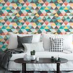 Papel de Parede Triângulos Tropicais