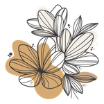 Adesivo de Parede Floral Boho