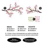 Adesivo de Parede Infantil Galho Árvore Cerejeira