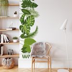 Adesivo de Parede Folhagem Tropical