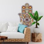 Adesivo de Parede Hamsa Mão de Fátima