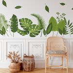 Adesivo de Parede kit Folhas Tropical