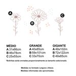 Adesivo de Parede Floral Margaridas