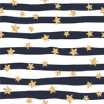 Papel de Parede Listrado Estrelas