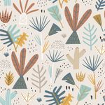 Papel de Parede Infantil Selva Abstrata