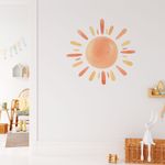 Adesivo de Parede Infantil Sol Aquarela