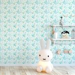 Papel de Parede Folhagens Delicadas Aquarela