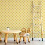 Papel de Parede Infantil Sol Desenho Padrão Pequeno
