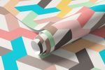 Papel de Parede Infantil Formas 3D