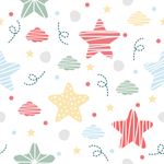 Papel de Parede Nuvens e Estrelas