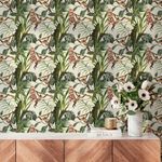 Papel de Parede Botânico Folhas de Bananeira