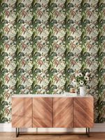 Papel de Parede Botânico Folhas de Bananeira