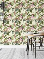 Papel de Parede Animal Print Botânico