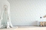 Papel de Parede Montanhas Flores e Ramos