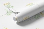 Papel de Parede Floral Aquarela Botânico