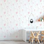 Papel de Parede Floral Delicado Minimalista