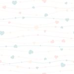 Papel de Parede Corações Delicados