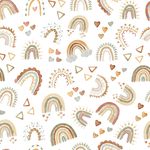 Papel de Parede Aquarela Arco-Íris