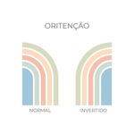 Adesivo de Parede Infantil Arco-Íris de Canto