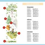 Adesivo de Parede Infantil Aquarela Montanha e Árvores