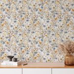 Papel de Parede Floral Aquarela