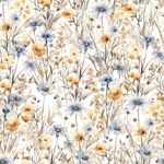 Papel de Parede Floral Aquarela