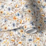 Papel de Parede Floral Aquarela