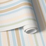 Papel de Parede Adesivo Listras Tons Pasteis