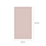 Papel de Parede Meia Parede Cercadinho Rosa Ternura