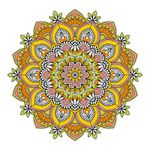 Adesivo de Parede Mandala Zen Espiritualidade e Equilíbrio