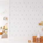 Kit Adesivos de Parede Flor Azul Delicada e Moderna para Ambientes
