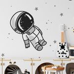 Kit Adesivos de Parede Infantil Aventura no Espaço e Astronautas
