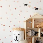 Kit Adesivos de Parede Infantil Bolinhas Coloridas e Criativas
