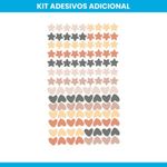 Adesivos de Parede Infantil: Arco-íris, Sol, Corações e Estrelas 